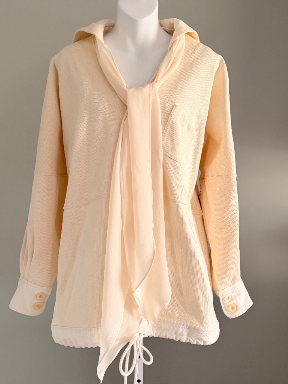 CHLOE Sold-Out Luxe Knit Yacht Sweater w/ Silk Scarf 38/6 NWT $1,648!!